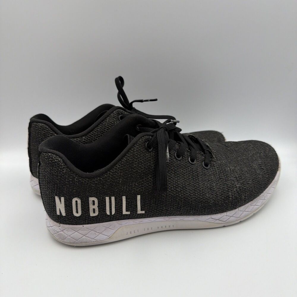 NOBULL IMPACT Shoes Black Outwork Trainer Crossfit Mens Sz 10.5 Womens Sz 12